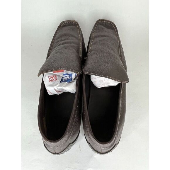 Lacoste Brown Leather Casual Comfort Driving Loafers Shoes Men Size 13M US/46EU - Picture 5 of 13